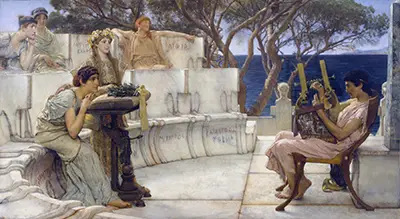 Sappho and Alcaeus Lawrence Alma Tadema
